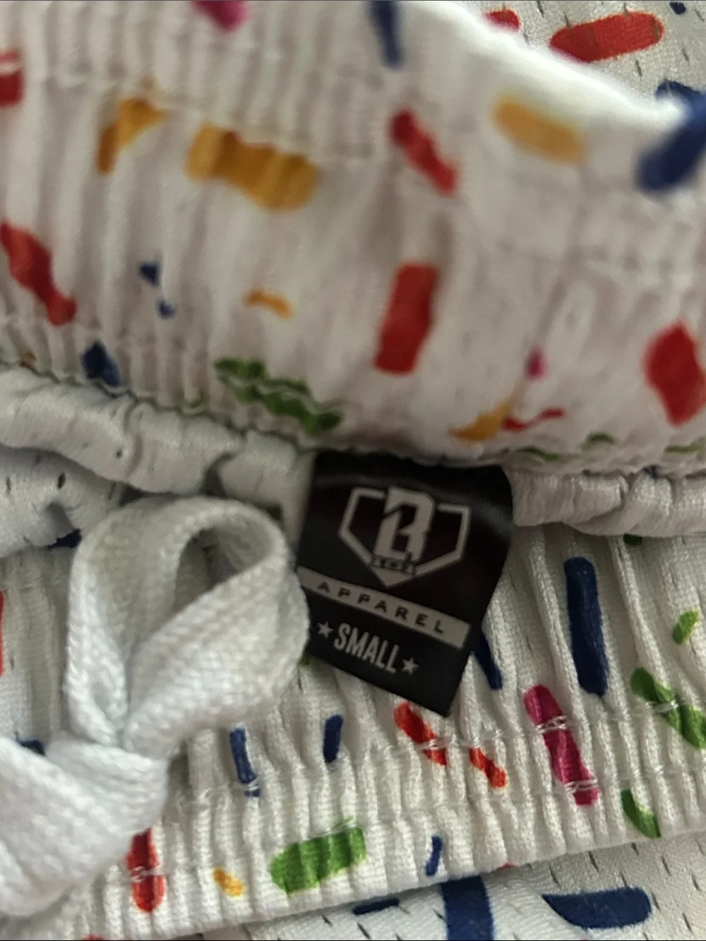 Baseball Lifestyle 101 Ice Cream Shorts-Vanilla Print! Men's Small